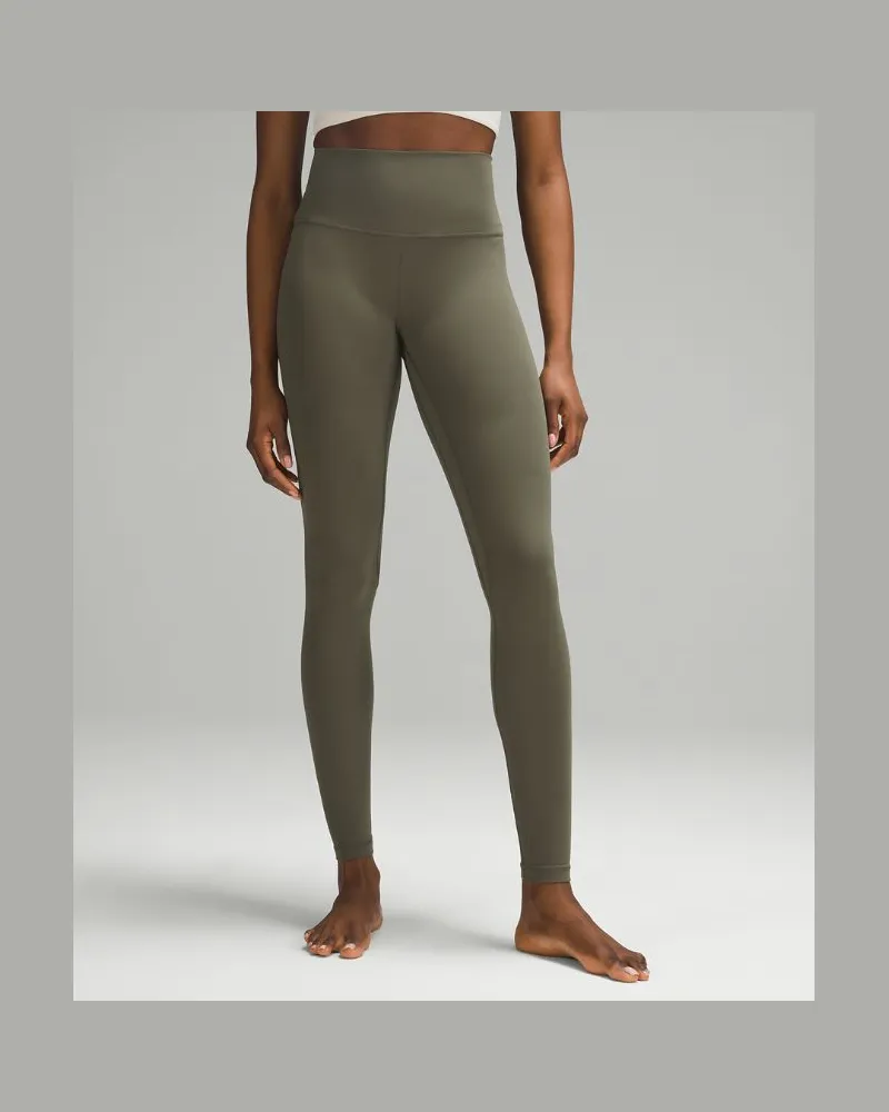LULULEMON Align Leggings mit hohem Bund für Frauen – 71 cm – Größe in Army Green Army