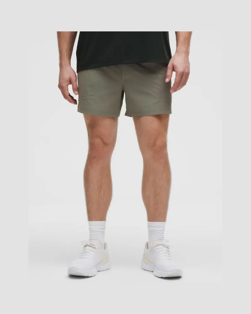 LULULEMON License to Train Shorts ohne Liner für Männer – 13 cm – Größe in Grey Sage Grey
