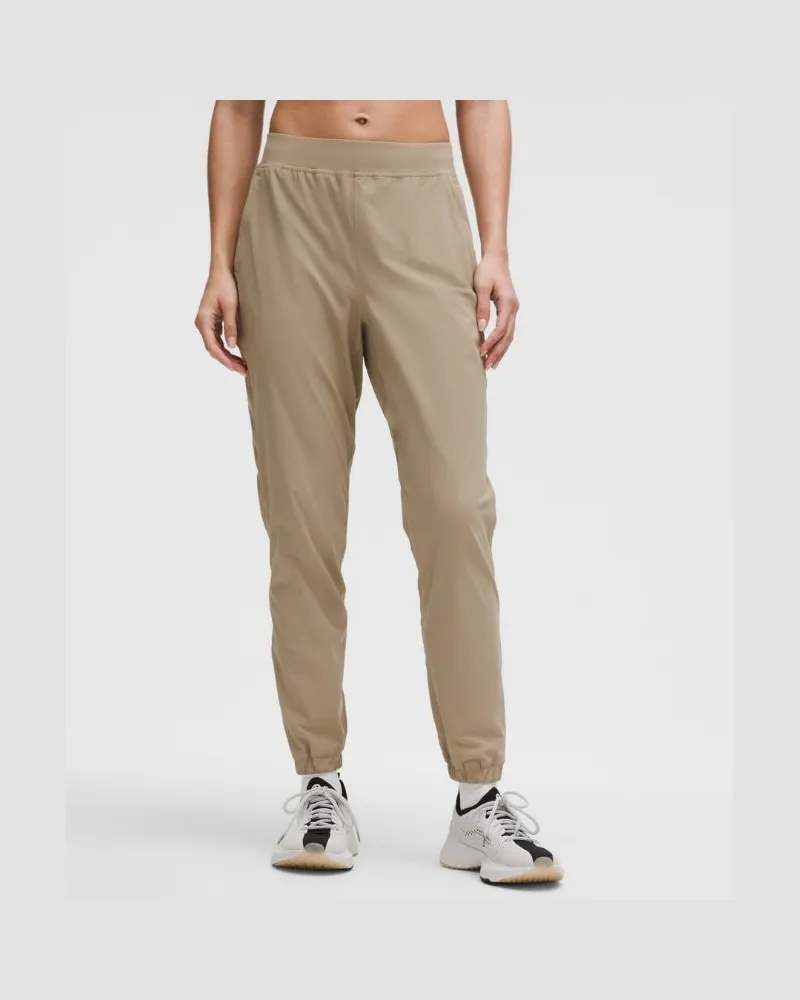 LULULEMON Adapted State Jogginghose mit hohem Bund Volle Länge für Frauen – Größe in Sheer Oak Sheer