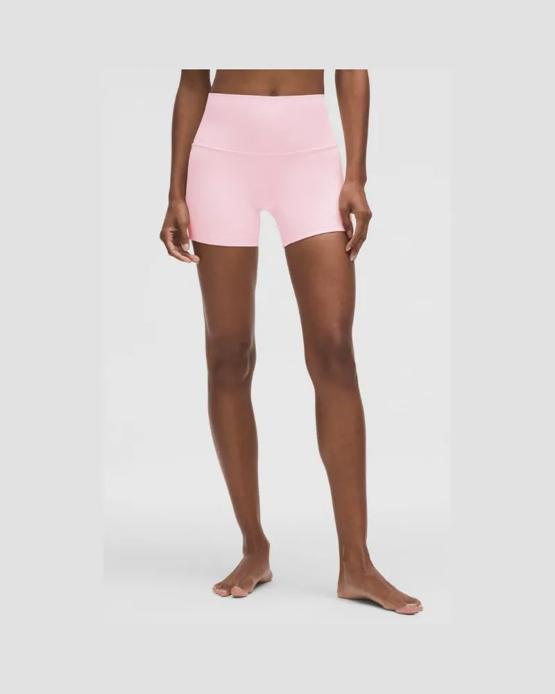 LULULEMON Align Shorts mit hohem Bund für Frauen – 10 cm – Größe in Pink Organza Pink