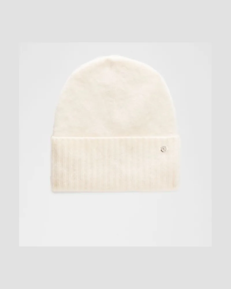 LULULEMON Fuzzy Cashmere Beanie in Coconut Ivory Coconut