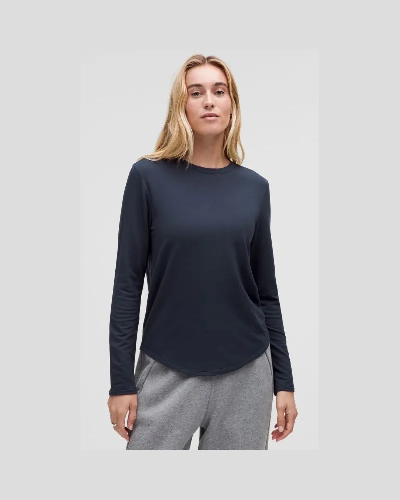 LULULEMON Love Langarmshirt aus Modal für Frauen – Größe in True Navy True