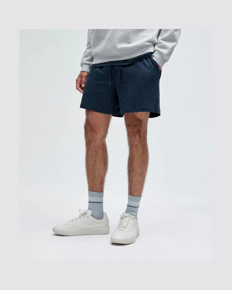 LULULEMON Soft Jersey Shorts für Männer – 13 cm – Größe in Heathered Classic Navy/Heathered True Navy Heathered