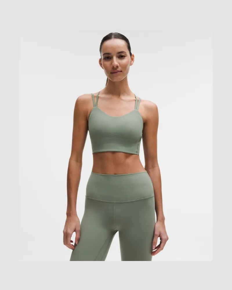 LULULEMON Like a Cloud Longline-BH Leichter Halt B/C Cups für Frauen – Größe in Willow Leaf Willow