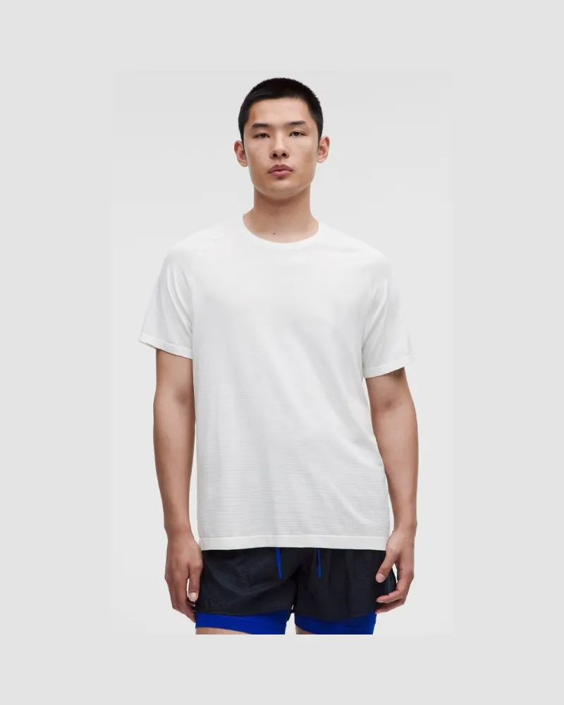 LULULEMON Metal Vent Tech T-Shirt für Männer – Größe in White White