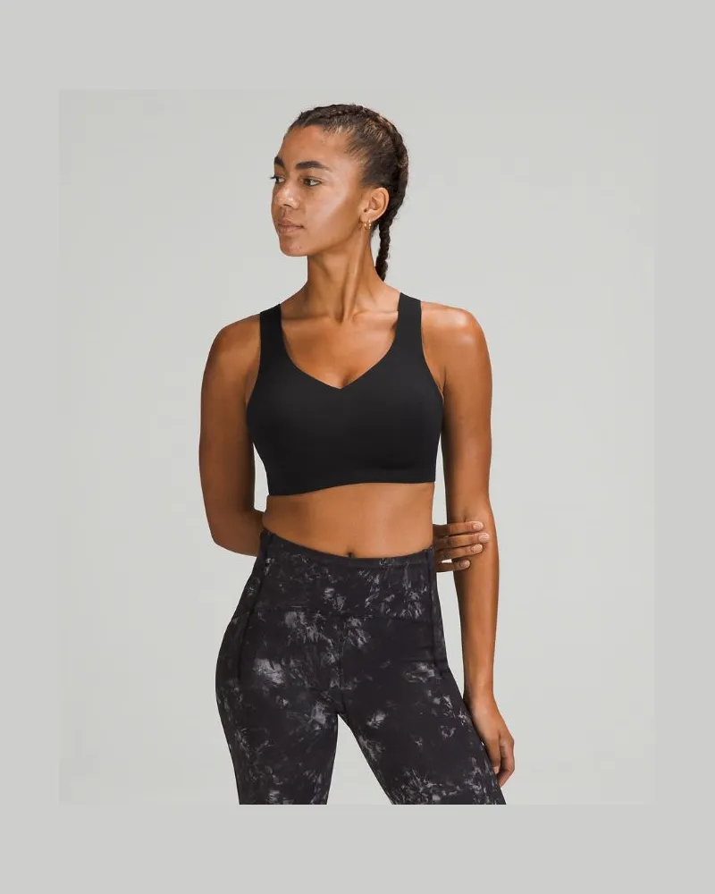 LULULEMON Enlite BH Geflochten für Frauen – Größe in Black Black