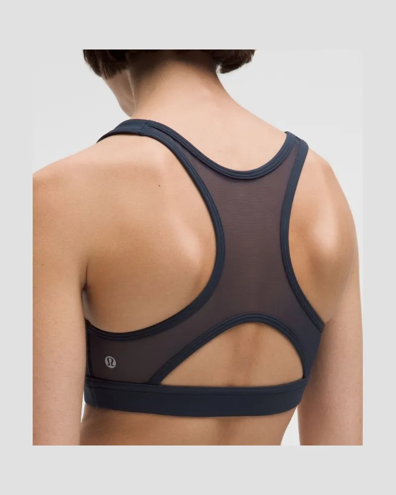 LULULEMON Wunder Train Mesh-Back Bra Medium Support, B/C Cup für Frauen – Größe in True Navy True
