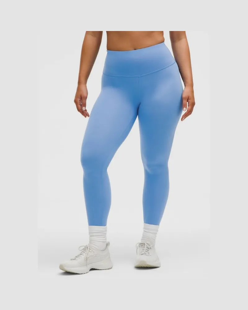 LULULEMON Wunder Train Leggings im Contour Fit mit hohem Bund für Frauen – 64 cm – Größe in Pool Party Pool