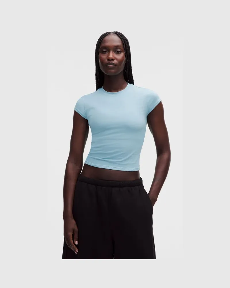LULULEMON Baby Tee aus Bio- für Frauen – Größe in Seafoam Seafoam