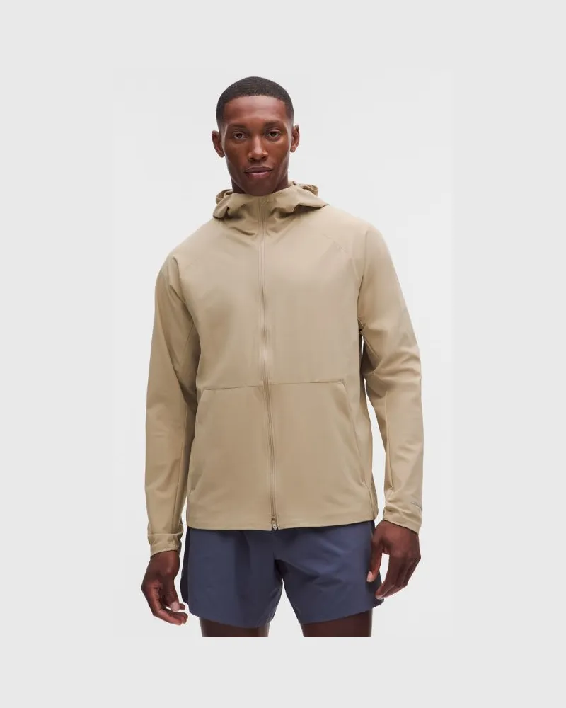 LULULEMON Pace Breaker Jacke für Männer – Khaki – Größe Rumble