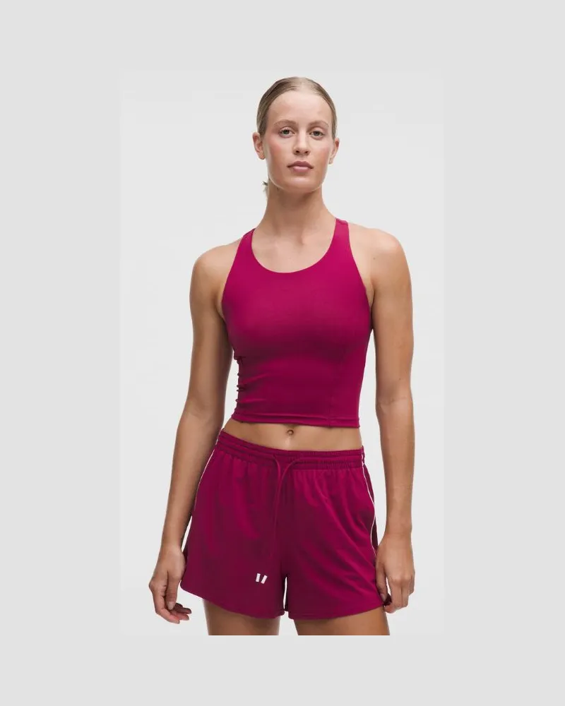 LULULEMON Wunder Train Racerback-Tanktop Mittlerer Halt für B/C-Cups für Frauen – Größe in Raspberry Rave Raspberry