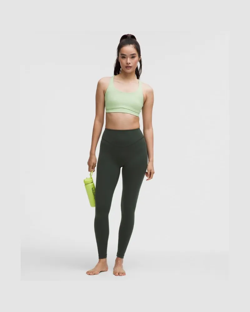 LULULEMON Wunder Under Leggings aus mit hohem Bund für Frauen – 71 cm – Größe in Rainforest Green Rainforest