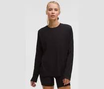 Swiftly Relaxed Langarmshirt e Passform für Frauen – Größe in Black