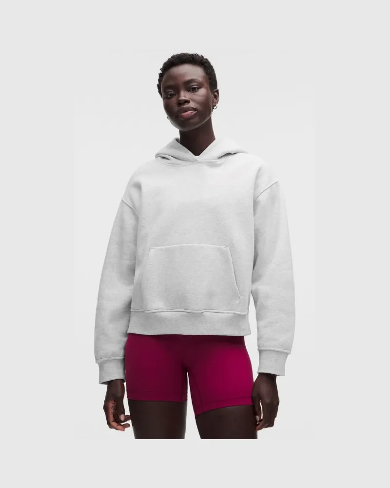 LULULEMON Steady State-Hoodie aus SuperLoft für Frauen – Größe in Heathered Core Ultra Light Grey Heathered