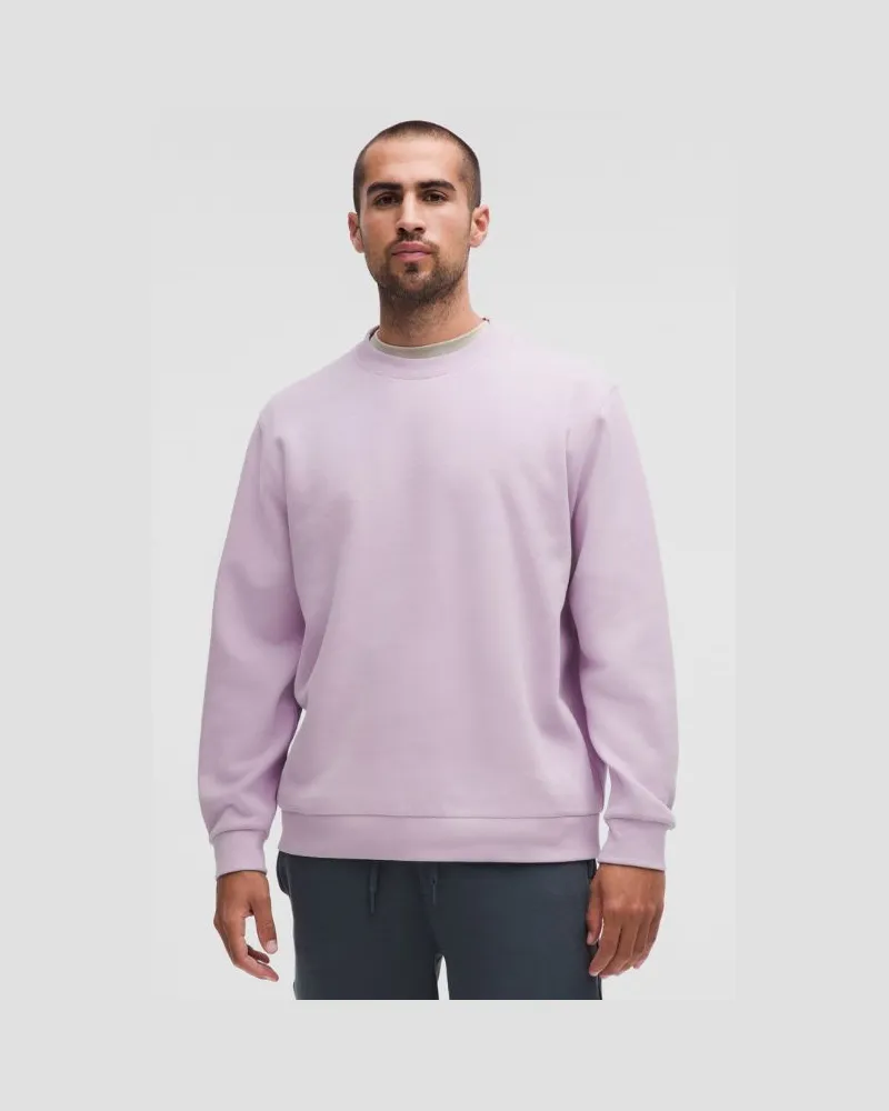 LULULEMON Steady State Pullover mit Rundhalsausschnitt für Männer – Größe in Lilac Ether Lilac