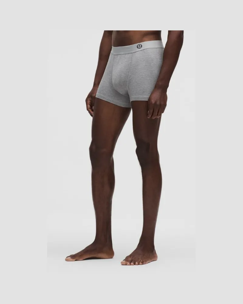 LULULEMON Always In Motion Boxershorts für Männer – 8 cm – Größe in Heathered Core Medium Grey Heathered