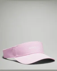 LULULEMON Multisport Visor-Kappe mit abnehmbarem Schweißband Tennis Vitapink