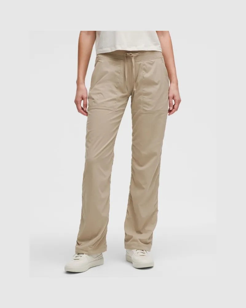 LULULEMON Dance Studio Hose mit mittelhohem Bund Volle Länge für Frauen – Größe in Sheer Oak Sheer