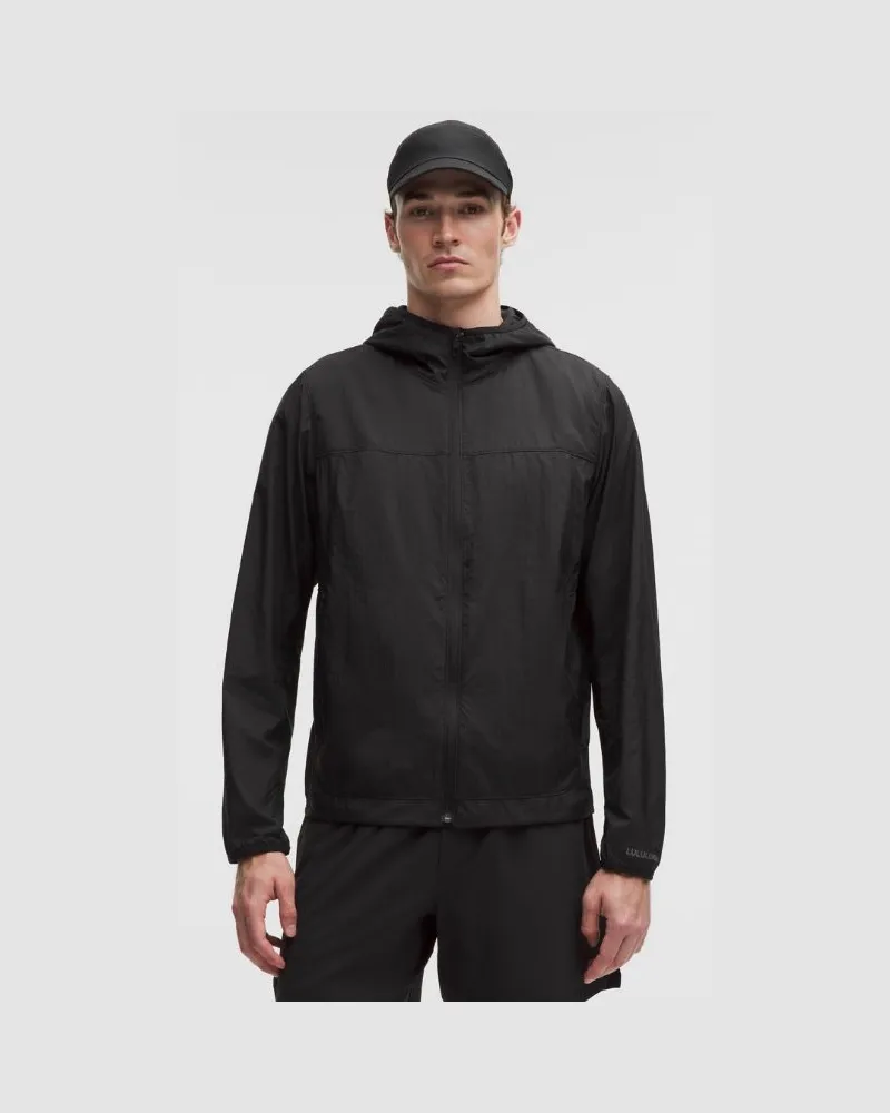 LULULEMON InsulEight Lauf-Shelljacke für den Winter für Männer – Größe in Black Black