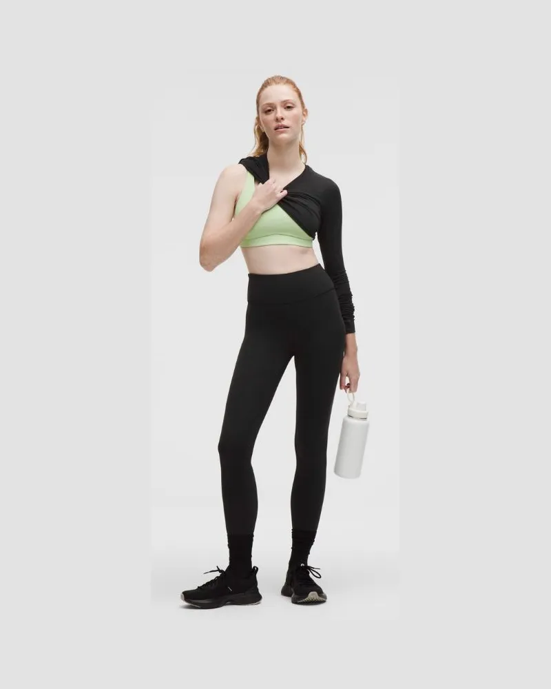 LULULEMON Wunder Train V-Back Leggings 25" für Frauen – Größe in Black Black