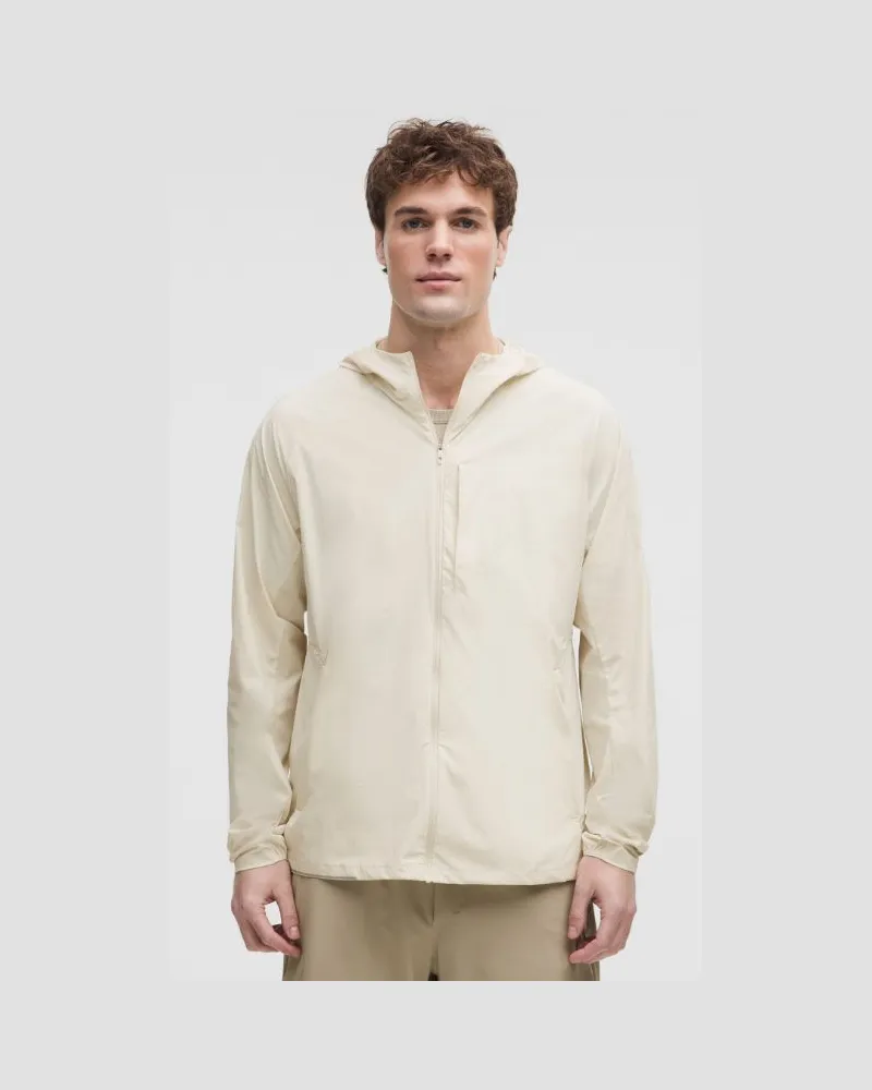 LULULEMON Fast and Free Jacke für Männer – Größe in Light Ivory Light