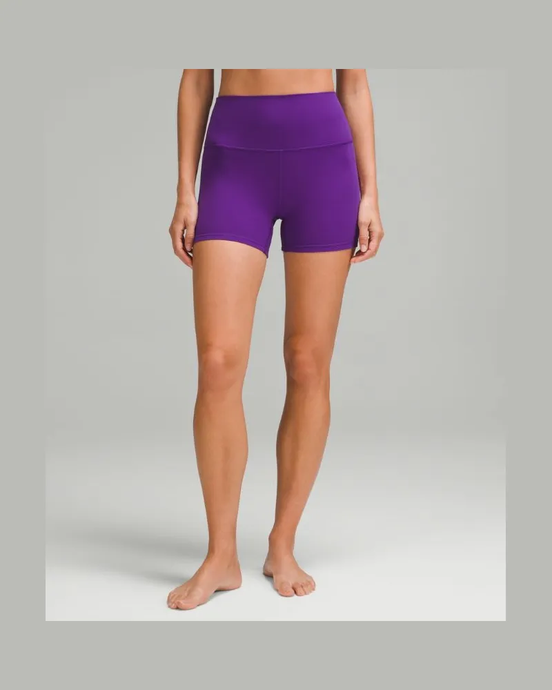 LULULEMON Align Shorts mit hohem Bund für Frauen – 10 cm – Größe in College Purple College