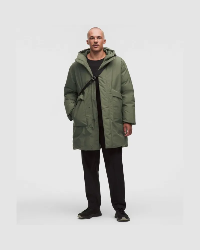 LULULEMON Snow Warrior-Parka für Männer – Größe in Sassy Sage Sassy