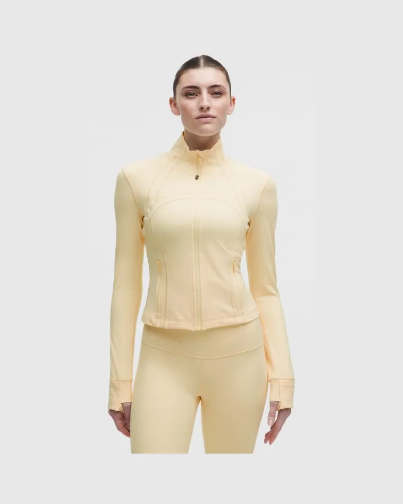 LULULEMON Define Crop-Jacke Nulu für Frauen – Größe in Butter Cream Butter