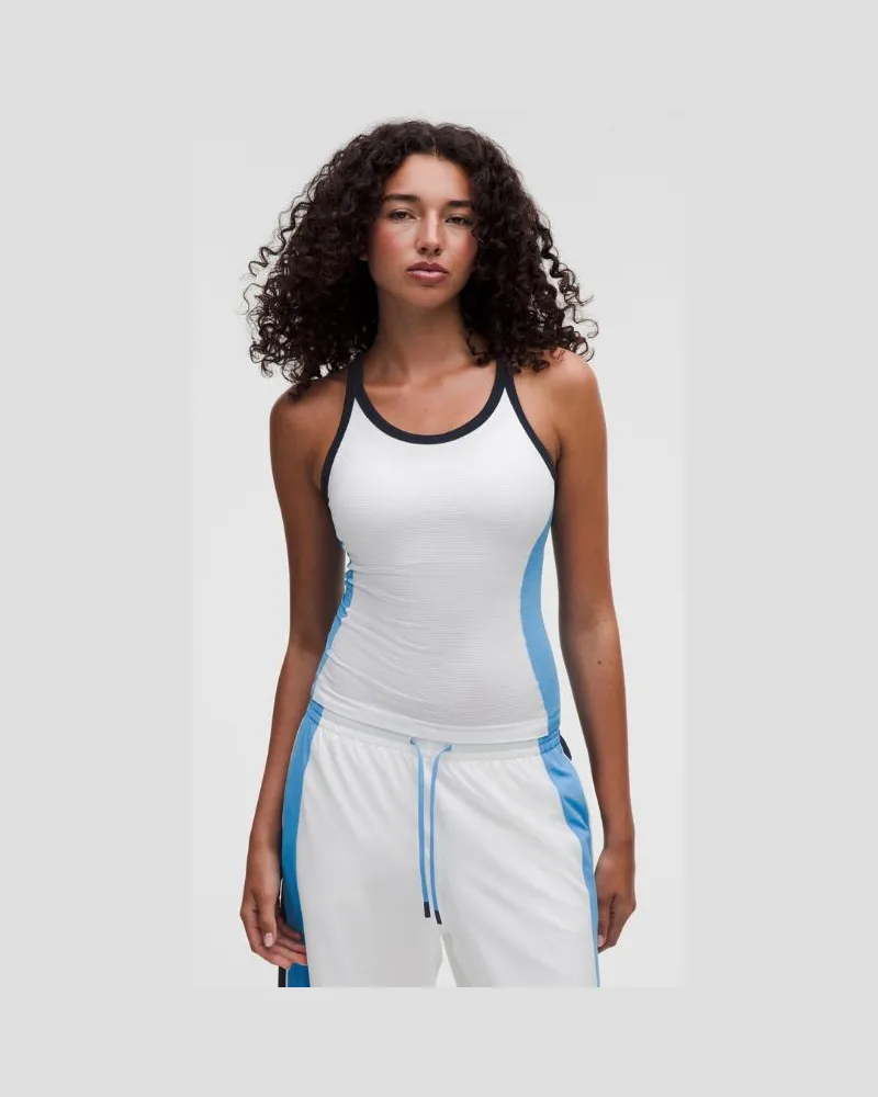 LULULEMON Swiftly Tech Tanktop mit Racerback und U-Ausschnitt 2.0 White