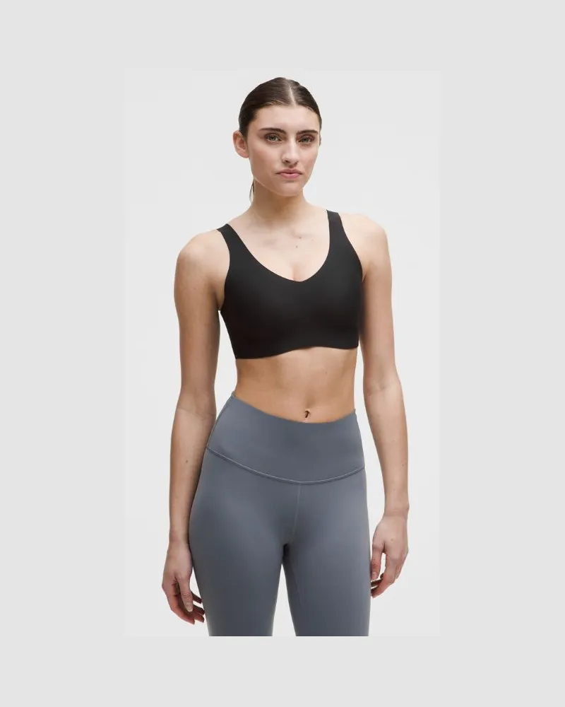 LULULEMON Glow Up BH Leichter Halt für B/C-Cups für Frauen – Größe in Black Black