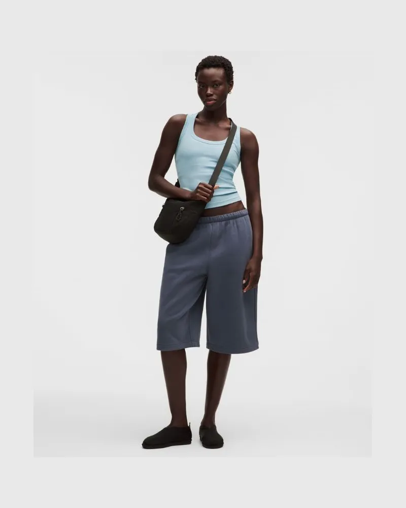LULULEMON Steady State SuperLoft-Shorts für Frauen – 38 cm – Größe in Dusty Diamond Dusty