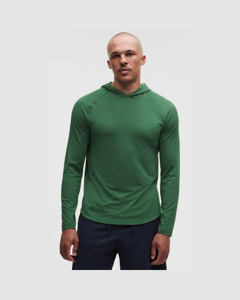 LULULEMON License to Train Hoodie für Männer – Größe in Green Cove Green