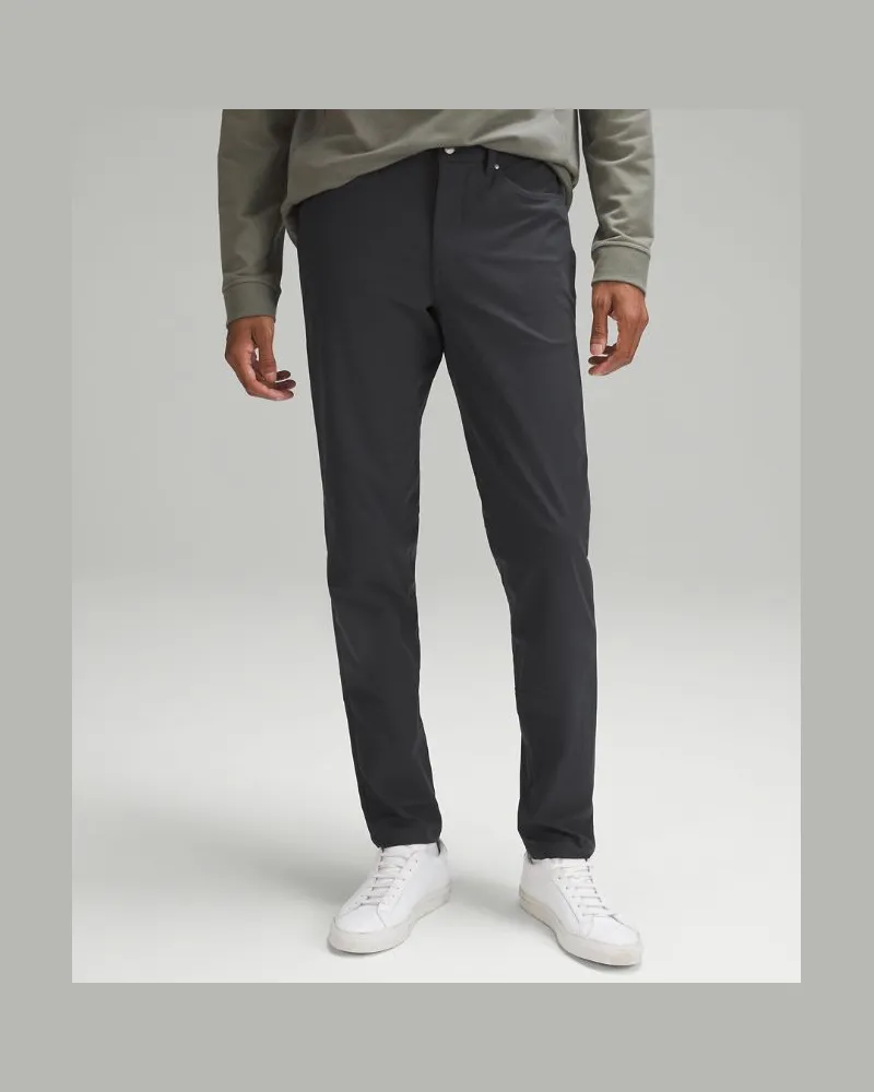 LULULEMON ABC Hose im Slim Fit mit 5 Taschen Warpstreme für Männer – 86 cm – Größe in Obsidian Obsidian
