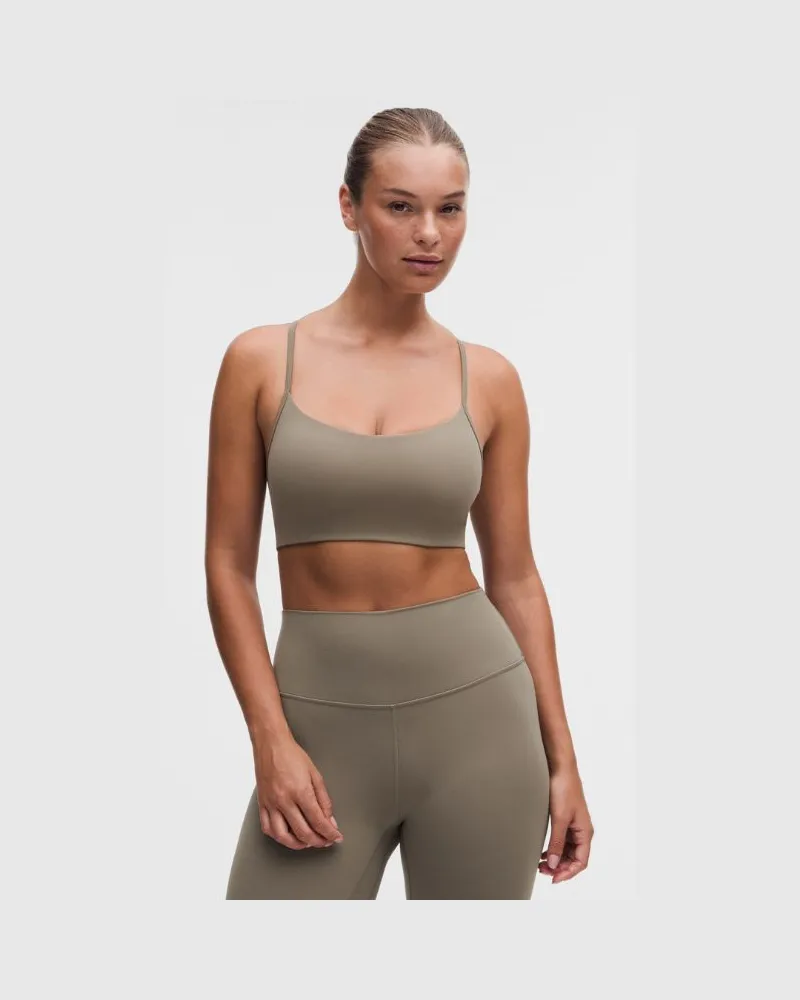 LULULEMON Flow Y-BH mit leichtem Halt für C/D-Cups es Design für Frauen – Größe in Cypress Forest Cypress