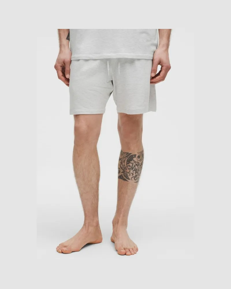 LULULEMON BeCalm Shorts im Relaxed Fit für Männer – 18 cm – Größe in Heathered Vapor Heathered