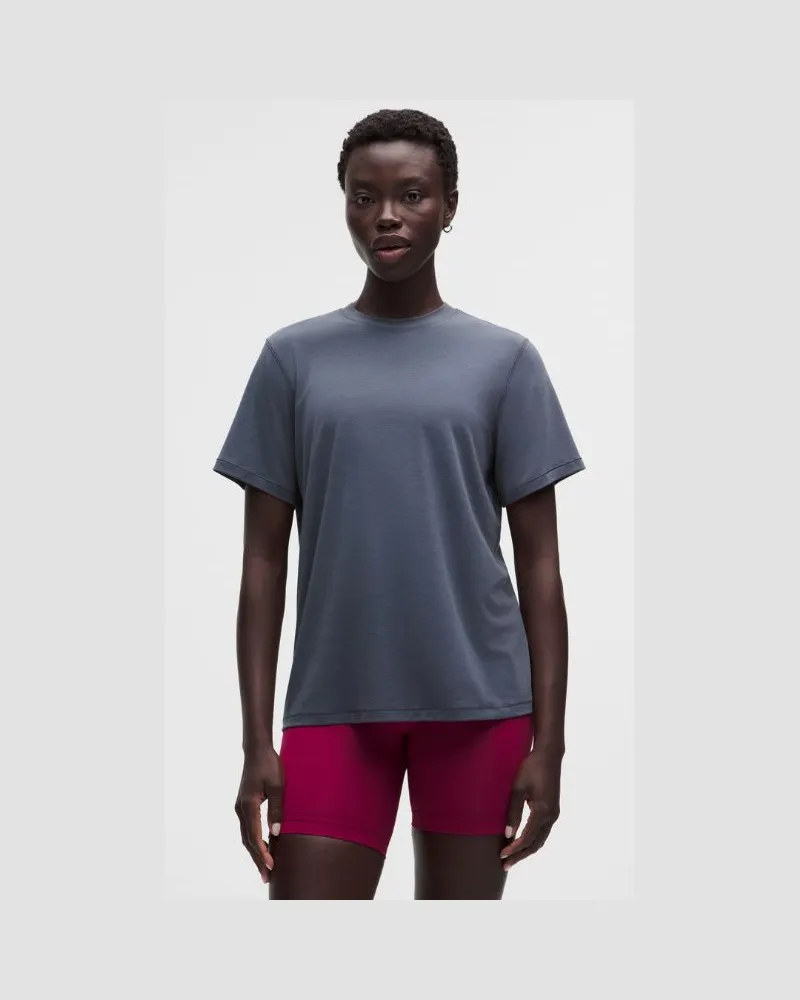 LULULEMON Trainings-T-Shirt aus Jersey für Frauen – Größe in Dusty Diamond Dusty