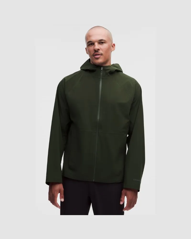 LULULEMON Wasserdichte Jacke aus dehnbarem Glyde für Männer – Größe in Deep Forest Deep