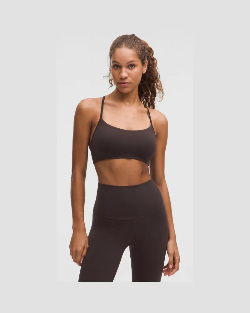 LULULEMON Flow Y BH Leichter Halt für A/B-Cups Evolve für Frauen – Größe in Sequoia Sequoia