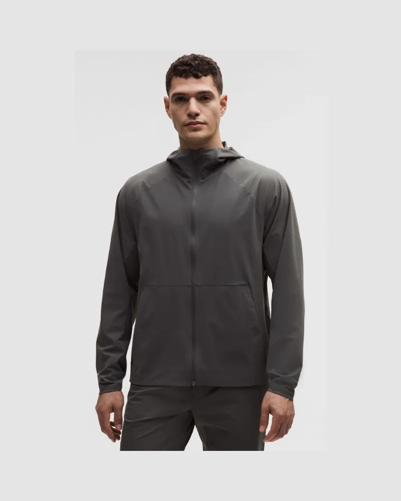 LULULEMON Pace Breaker Jacke für Männer – Größe in Onyx Grey Onyx