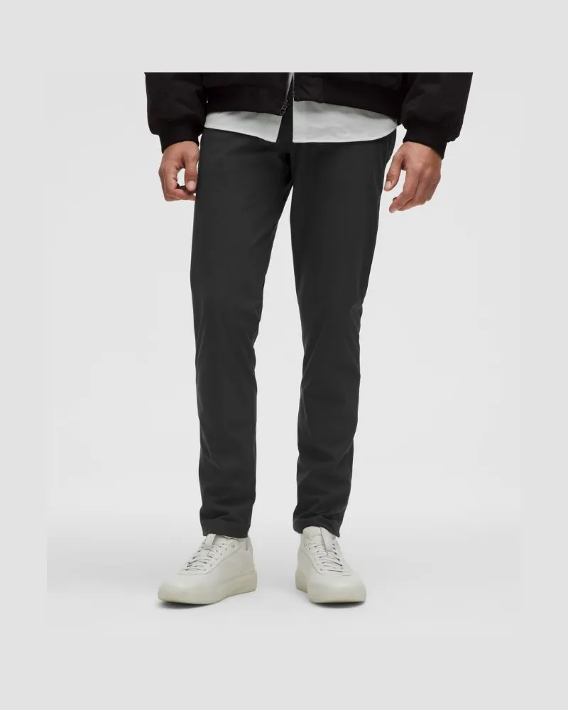 LULULEMON ABC Hose im Slim Fit mit 5 Taschen Warpstreme für Männer – 81 cm – Größe in Obsidian Obsidian