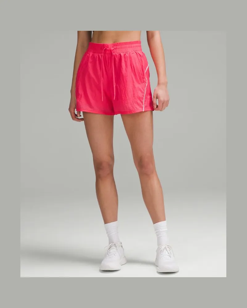 LULULEMON License to Train Leichte Shorts mit hohem Bund für Frauen – 10 cm – Größe in Glaze Pink Glaze