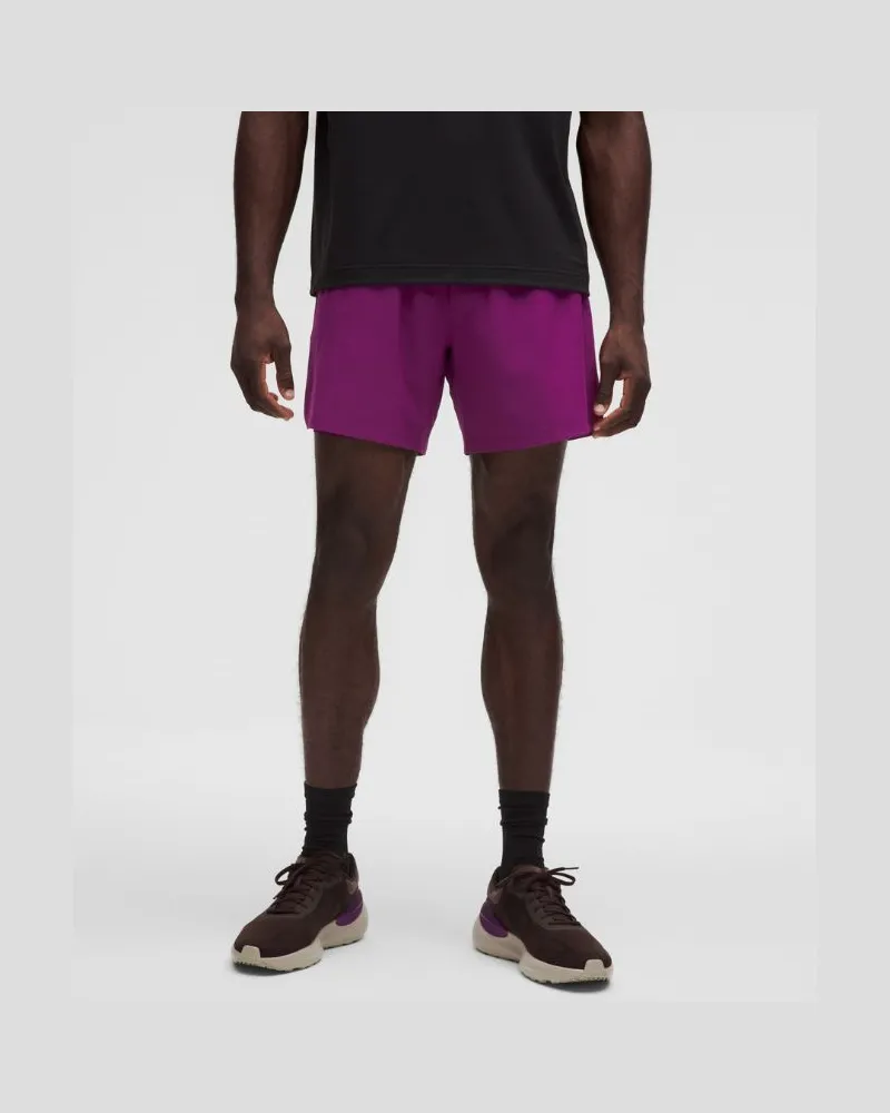 LULULEMON Mile Maker Run Crew Shorts mit Liner aus -Stoff für Männer – 15 cm – Größe in Chilled Grape Chilled