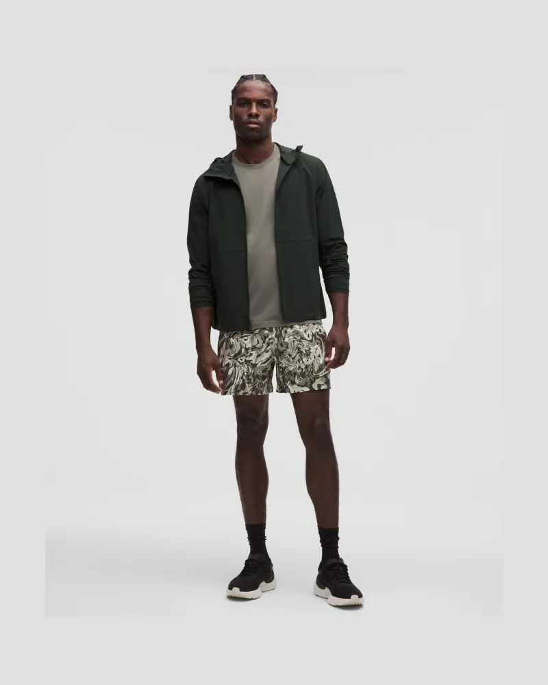 LULULEMON Pace Breaker Shorts ohne Liner für Männer – 13 cm – Größe in Flower Meld Fog Green Multi Flower