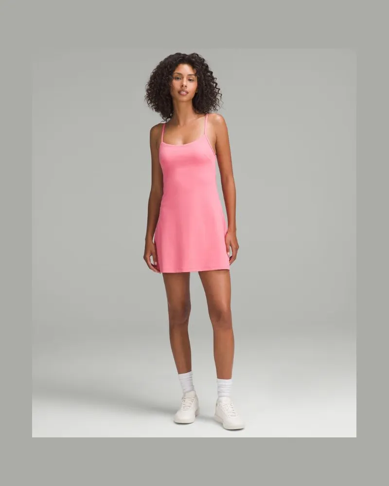 LULULEMON Align Kleid mit Spaghettiträgern für Frauen – Größe in Sakura Pink Sakura