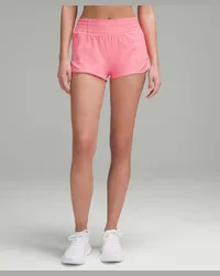 LULULEMON Hotty Hot Shorts mit hohem Bund und Liner Sakura