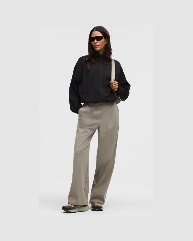 LULULEMON Daydrift Hose mit hohem Bund Normale Länge für Frauen – Khaki – Größe Warm