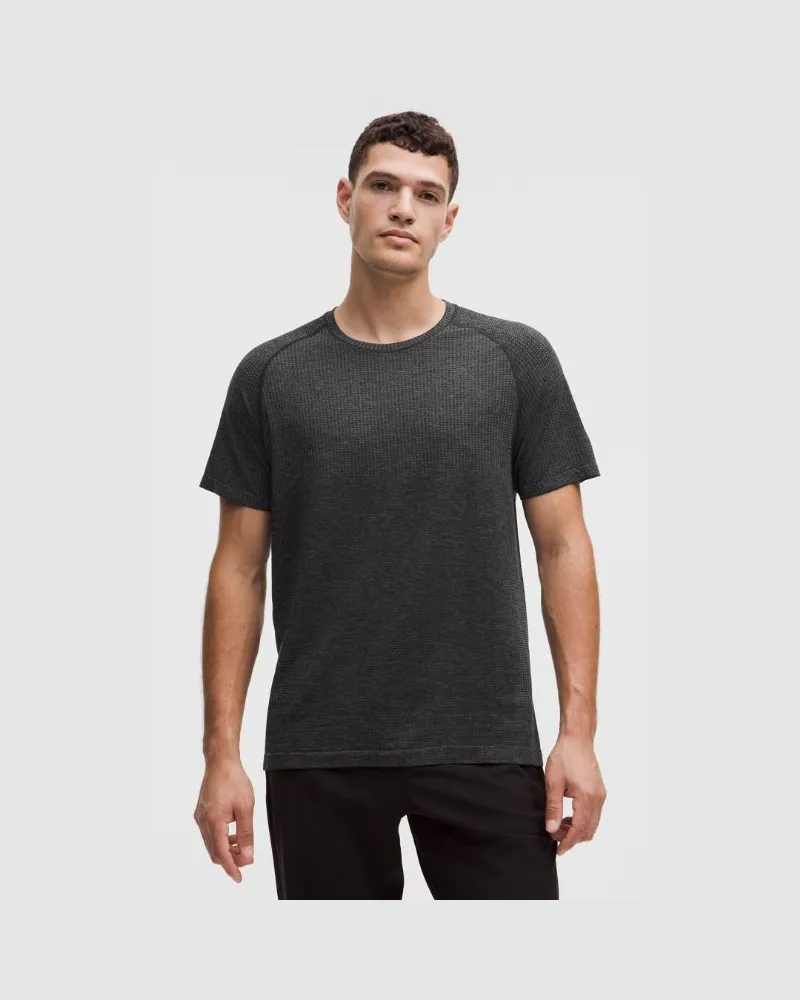 LULULEMON Metal Vent Tech T-Shirt für Männer – Größe in Graphite Grey/Black Graphite