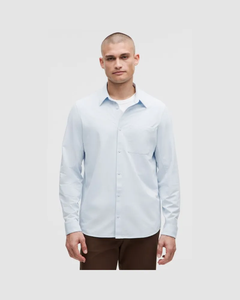 LULULEMON Commission Langarmshirt Oxford für Männer – Größe in Windmill Windmill