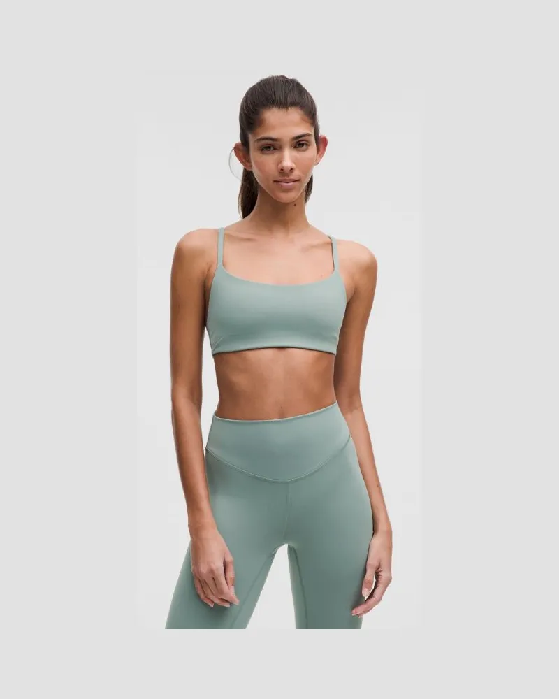 LULULEMON Wunder Train BH mit Racerback-Trägern Leichter Halt A/B-Cups Crater