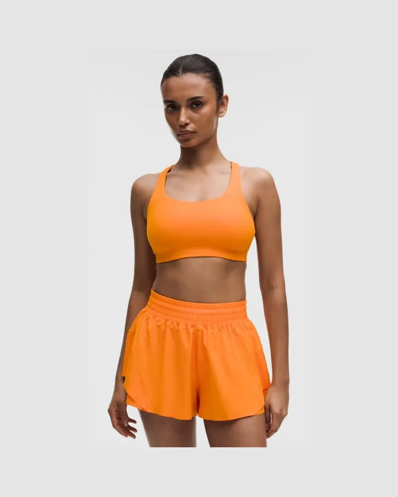 LULULEMON Energy BH mit mittlerem Halt für B–D-Cups Evolve für Frauen – Orange – Größe Citrus